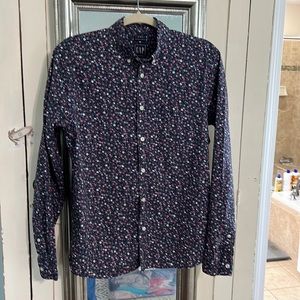 Men’s Floral Button Down Shirt